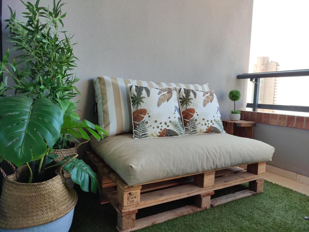 Junto Playa Levante con terraza Chill-Out-2 WCs-A ESTRENAR Gemelos 23 Benidorm Exterior foto