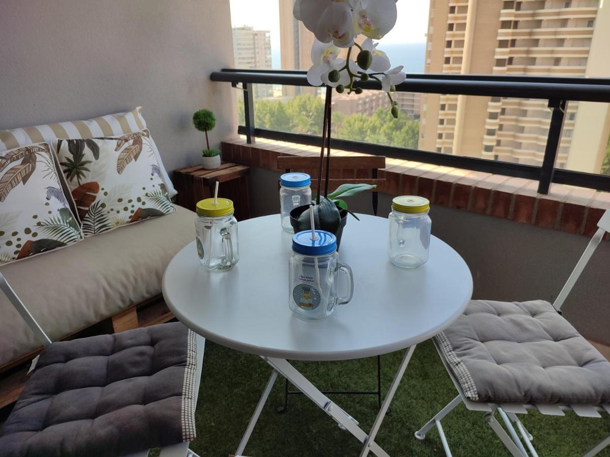 Junto Playa Levante con terraza Chill-Out-2 WCs-A ESTRENAR Gemelos 23 Benidorm Exterior foto