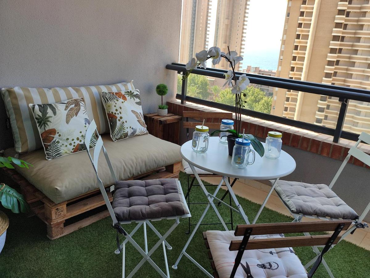 Junto Playa Levante con terraza Chill-Out-2 WCs-A ESTRENAR Gemelos 23 Benidorm Exterior foto